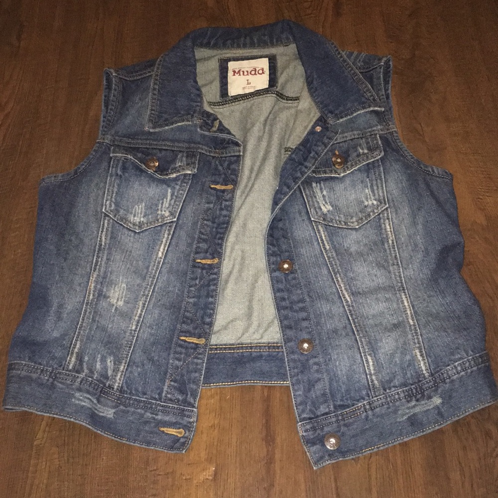 Denim vest!